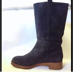 Via Spiga blue suede boots great condition